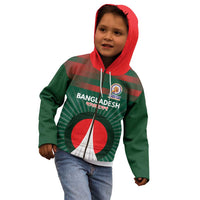 Custom Bangladesh Cricket Spirit 2026 Kid Hoodie World T20 Edition - Bengal Tiger - Wonder Print Shop