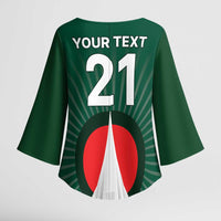 Custom Bangladesh Cricket Spirit 2026 Kimono Sleeve Blouse World T20 Edition - Bengal Tiger - Wonder Print Shop