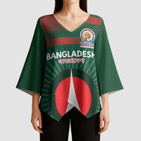 Custom Bangladesh Cricket Spirit 2026 Kimono Sleeve Blouse World T20 Edition - Bengal Tiger - Wonder Print Shop