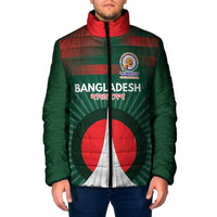 Custom Bangladesh Cricket Spirit 2026 Padded Jacket World T20 Edition - Bengal Tiger - Wonder Print Shop