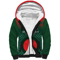 Custom Bangladesh Cricket Spirit 2026 Sherpa Hoodie World T20 Edition - Bengal Tiger - Wonder Print Shop