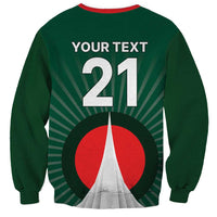 Custom Bangladesh Cricket Spirit 2026 Sweatshirt World T20 Edition - Bengal Tiger - Wonder Print Shop