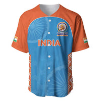 Custom India Cricket Spirit 2026 Baseball Jersey World T20 Edition - Wonder Print Shop