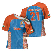 Custom India Cricket Spirit 2026 Cross Shoulder Shirt World T20 Edition - Wonder Print Shop