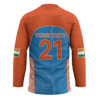 Custom India Cricket Spirit 2026 Hockey Jersey World T20 Edition - Wonder Print Shop