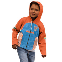 Custom India Cricket Spirit 2026 Kid Hoodie World T20 Edition - Wonder Print Shop