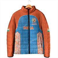 Custom India Cricket Spirit 2026 Padded Jacket World T20 Edition - Wonder Print Shop