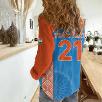 Custom India Cricket Spirit 2026 Women Casual Shirt World T20 Edition - Wonder Print Shop
