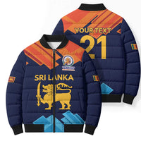 Custom Sri Lanka Cricket Spirit 2026 Bomber Puffer Jacket World T20 Edition - Wonder Print Shop