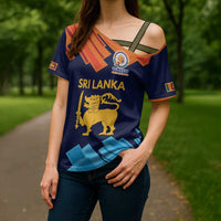 Custom Sri Lanka Cricket Spirit 2026 Cross Shoulder Shirt World T20 Edition - Wonder Print Shop