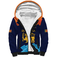 Custom Sri Lanka Cricket Spirit 2026 Sherpa Hoodie World T20 Edition - Wonder Print Shop