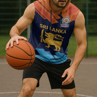 Custom Sri Lanka Cricket Spirit 2026 Sleeveless Hoodie World T20 Edition - Wonder Print Shop