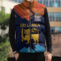 Custom Sri Lanka Cricket Spirit 2026 Sleeveless Puffer Jacket World T20 Edition - Wonder Print Shop
