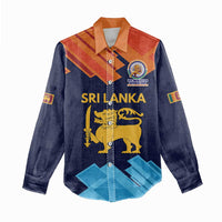Custom Sri Lanka Cricket Spirit 2026 Women Casual Shirt World T20 Edition - Wonder Print Shop
