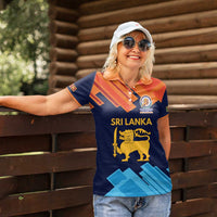 Custom Sri Lanka Cricket Spirit 2026 Women Polo Shirt World T20 Edition - Wonder Print Shop