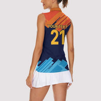 Custom Sri Lanka Cricket Spirit 2026 Women Sleeveless Polo Shirt World T20 Edition - Wonder Print Shop