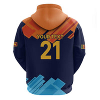 Custom Sri Lanka Cricket Spirit 2026 Zip Hoodie World T20 Edition - Wonder Print Shop
