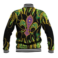 Feather Mask Mardi Gras Baseball Jacket LT9 - Wonder Print Shop