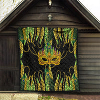 Feather Mask Mardi Gras Quilt - Wonder Print Shop