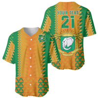 Custom Ivory Coast Football Baseball Jersey Les Elephants 2024 Sporty Style LT9 - Wonder Print Shop