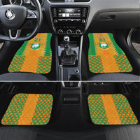 Custom Ivory Coast Football Car Mats Les Elephants 2024 Sporty Style LT9 - Wonder Print Shop