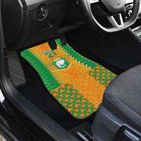 Custom Ivory Coast Football Car Mats Les Elephants 2024 Sporty Style LT9 - Wonder Print Shop