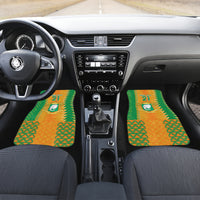 Custom Ivory Coast Football Car Mats Les Elephants 2024 Sporty Style LT9 - Wonder Print Shop