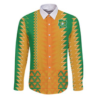 Custom Ivory Coast Football Family Matching Short Sleeve Bodycon Dress and Hawaiian Shirt Les Elephants 2024 Sporty Style - Wonder Print Shop