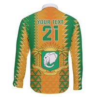 Custom Ivory Coast Football Family Matching Short Sleeve Bodycon Dress and Hawaiian Shirt Les Elephants 2024 Sporty Style - Wonder Print Shop