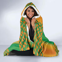 Custom Ivory Coast Football Hooded Blanket Les Elephants 2024 Sporty Style