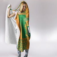Custom Ivory Coast Football Hooded Blanket Les Elephants 2024 Sporty Style