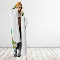 Custom Ivory Coast Football Hooded Blanket Les Elephants 2024 Sporty Style