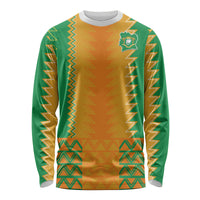 Custom Ivory Coast Football Long Sleeve Shirt Les Elephants 2024 Sporty Style - Wonder Print Shop
