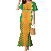 Custom Ivory Coast Football Mermaid Dress Les Elephants 2024 Sporty Style - Wonder Print Shop