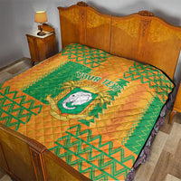 Custom Ivory Coast Football Quilt Les Elephants 2024 Sporty Style - Wonder Print Shop