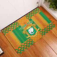 Custom Ivory Coast Football Rubber Doormat Les Elephants 2024 Sporty Style - Wonder Print Shop
