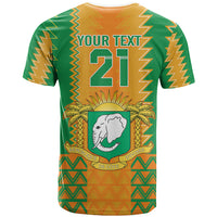 Custom Ivory Coast Football T Shirt Les Elephants 2024 Sporty Style - Wonder Print Shop