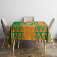 Custom Ivory Coast Football Tablecloth Les Elephants 2024 Sporty Style - Wonder Print Shop