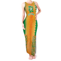 Custom Ivory Coast Football Tank Maxi Dress Les Elephants 2024 Sporty Style - Wonder Print Shop