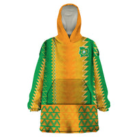 Custom Ivory Coast Football Wearable Blanket Hoodie Les Elephants 2024 Sporty Style - Wonder Print Shop