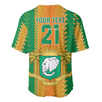Custom Ivory Coast Football Baseball Jersey The Champions Les Elephants 2024 LT9 - Wonder Print Shop