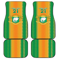 Custom Ivory Coast Football Car Mats The Champions Les Elephants 2024 LT9 - Wonder Print Shop