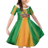Custom Ivory Coast Football Family Matching Mermaid Dress and Hawaiian Shirt The Champions Les Elephants 2024 LT9 - Wonder Print Shop