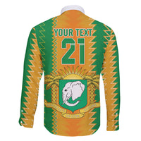 Custom Ivory Coast Football Family Matching Off Shoulder Short Dress and Hawaiian Shirt The Champions Les Elephants 2024 LT9 - Wonder Print Shop