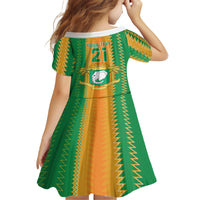 Custom Ivory Coast Football Family Matching Puletasi and Hawaiian Shirt The Champions Les Elephants 2024 - Wonder Print Shop