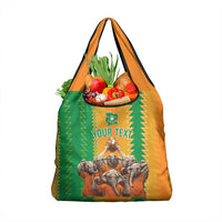 Custom Ivory Coast Football Grocery Bag The Champions Les Elephants
