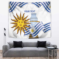Custom Uruguay La Celeste Football Champions Tapestry Glory To The Sky Blue - Wonder Print Shop