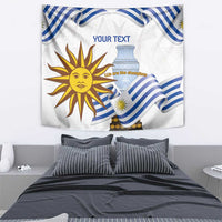 Custom Uruguay La Celeste Football Champions Tapestry Glory To The Sky Blue - Wonder Print Shop