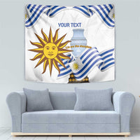 Custom Uruguay La Celeste Football Champions Tapestry Glory To The Sky Blue - Wonder Print Shop