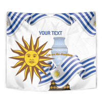 Custom Uruguay La Celeste Football Champions Tapestry Glory To The Sky Blue - Wonder Print Shop